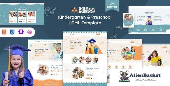 42417 Kidsa - Kindergarten & School HTML5 Template 