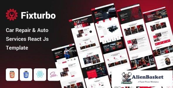 42456 Fixturbo - Car Service & Auto Repair React Js Template 