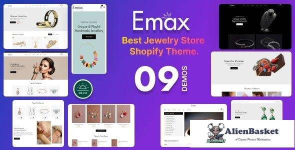 42458 Emax - Jewelry Store Shopify OS 2.0 Theme 