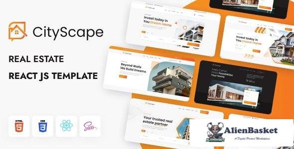 42460 CityScape – Real Estate React Js Template 