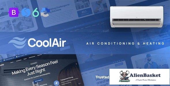 42473 CoolAir - Air Conditioning & Heating HVAC Website Template 