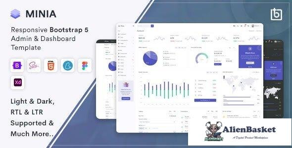 42529 Minia v2.3.0 - Bootstrap 5 Admin & Dashboard Template 