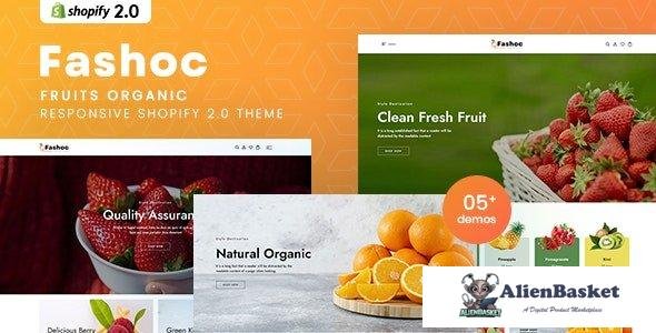 42552 Fashoc - Fruits Organic Responsive Shopify 2.0 Theme 