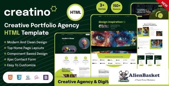 42613 Creatino – Creative Agency & Portfolio HTML Template 