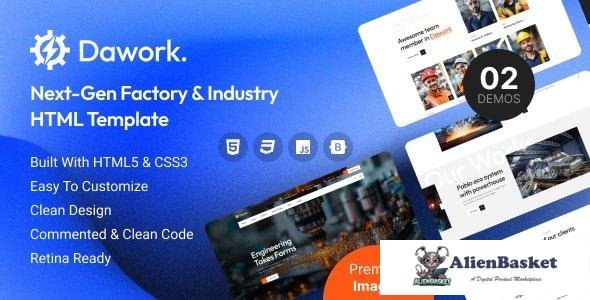 42634 Dawork - Next-Gen Factory & Industry HTML Template 