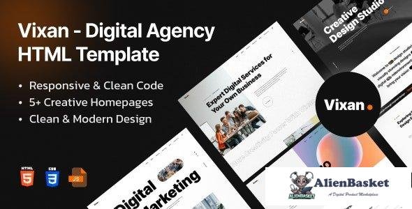 42707 Vixan - Digital Agency Portfolio HTML Template 