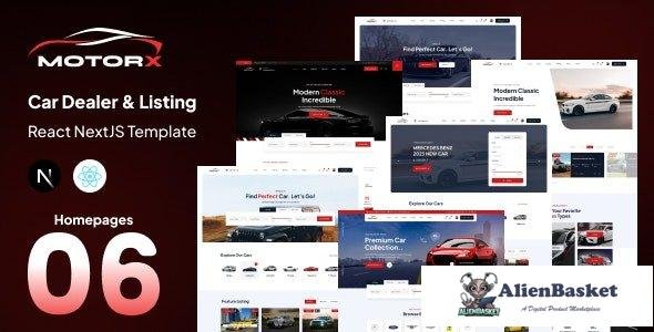 42771 Motorx - Car Dealer & Listing React NextJS Template 