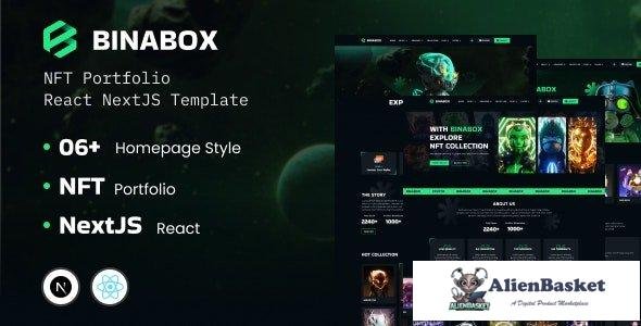 42773 Binabox - NFT Portfolio React NextJS Template 