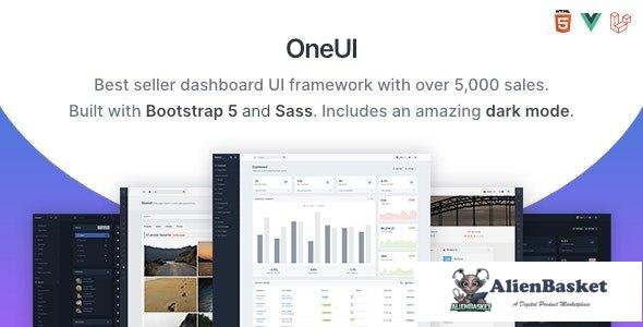 42778 OneUI v5.9 - Bootstrap 5 Admin Dashboard Template, Vue Edition & Laravel 11 Starter Kit 