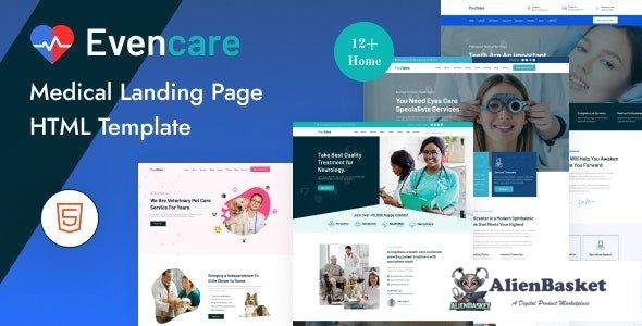 42797 Evencare - Medical Landing Page HTML Template 