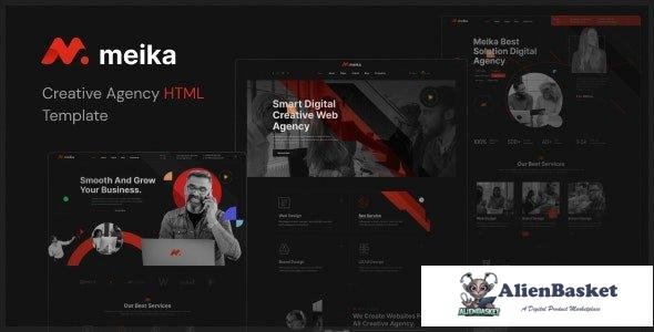 42828 Meika – Creative Agency HTML Template 