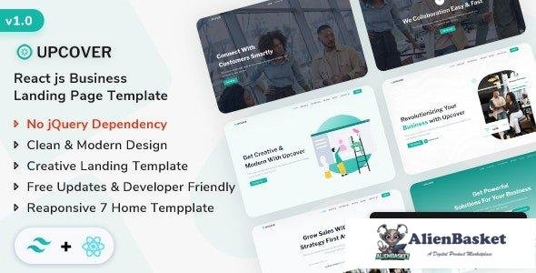 42843 Upcover - React Js Business Landing Page Template 