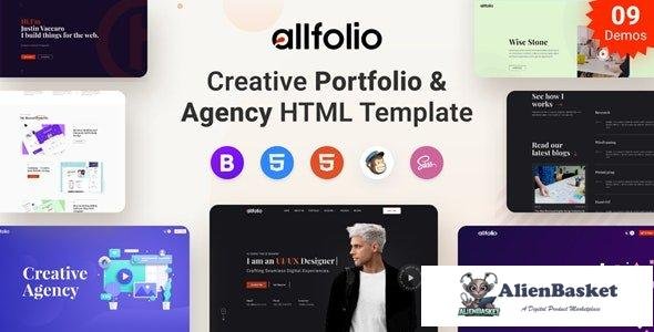 42868 Allfolio - Creative Portfolio & Agency HTML Template 