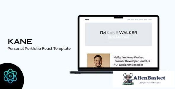 42933 Kane - Personal Portfolio React Template 