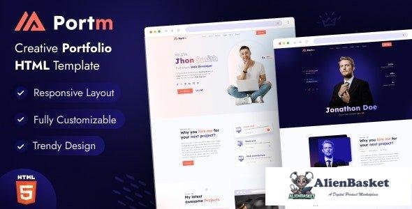 42979 Portm - Personal Portfolio Template 