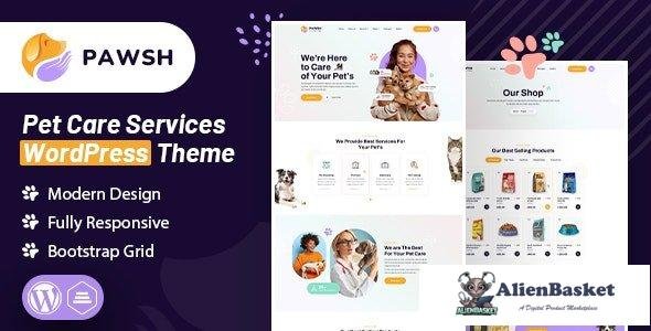 43006 Pawsh v1.0 - Pet Care Services WordPress Theme 