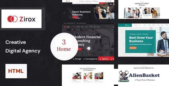 43032 Zirox – Creative Digital Agency HTML Template 