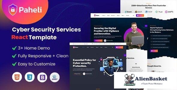 43058 Paheli - Cyber Security React Template 