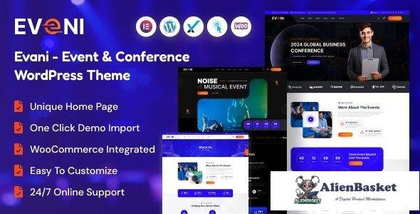 43177 Eveni v1.0.0 - Event & Conference WordPress Theme 