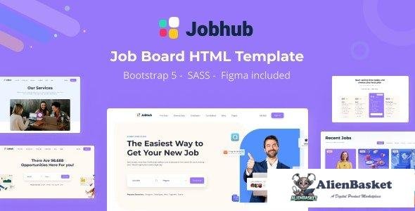 43236 Jobhub v1.2 - Job Board HTML Website Template 