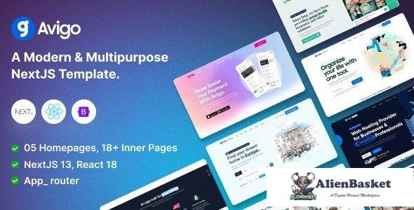 43270 Avigo - Multipurpose Business NextJS Template 