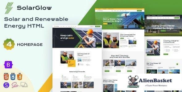 43331 Solarglow - Solar & Renewable Energy HTML Template 