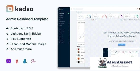 43412 Kadso - Responsive Bootstrap 5 Admin UI Kit 