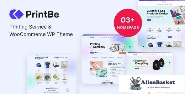 43466 PrintBe v1.0.2 - Printing Service & WooCommerce WP Theme 