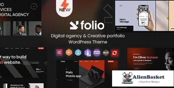 43572 Webfolio v1.0.2 - Creative Portfolio & Digital Agency WordPress Elementor Theme 