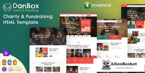 43579 Danbox - Charity & Fundraising HTML Template 