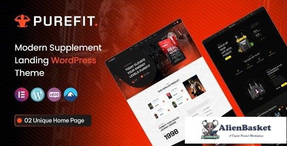 43613 Purefit v1.0.0 - Health Supplement WordPress Theme 