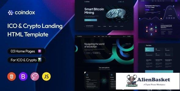 43621 Coindox - ICO & Crypto Landing Page Template 