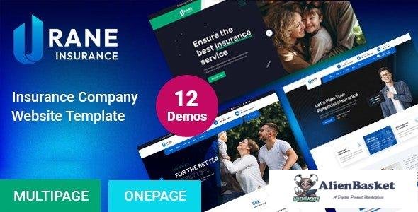 43630 Urane v1.1 - Insurance Company HTML Template 