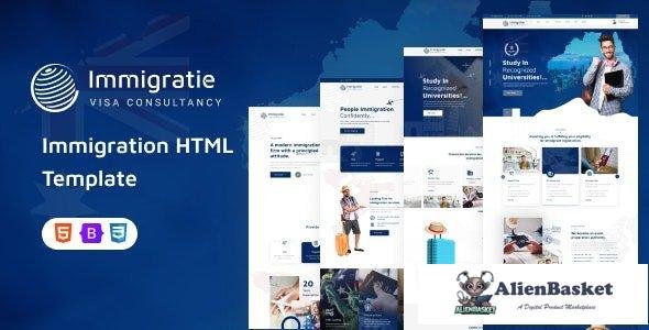 43673 Immigratie - immigration and Visa Consulting HTML Template 