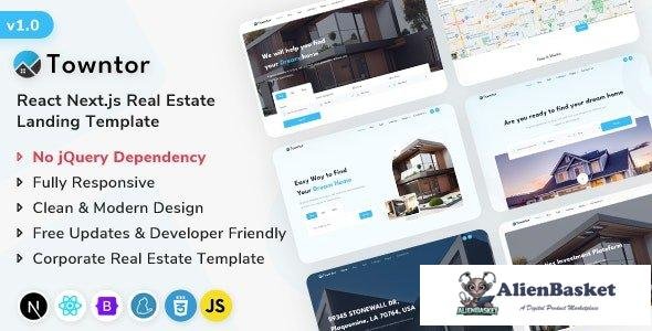 43711 Towntor - React Next.js Real Estate Template 