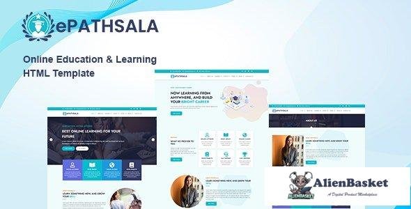 43792 ePathsala - Online Education Template 