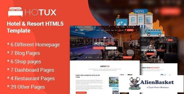 43791 Hotux - Hotel & Resort HTML5 Template 