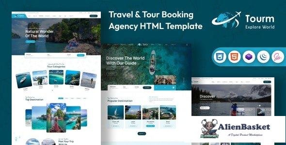 43863 Tourm - Travel & Tour Booking Agency HTML Template 