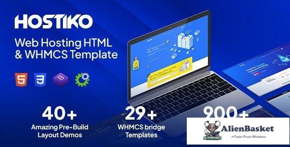 43897 Hostiko - Hosting HTML & WHMCS Template With Isometric Design - 11 June 2024 