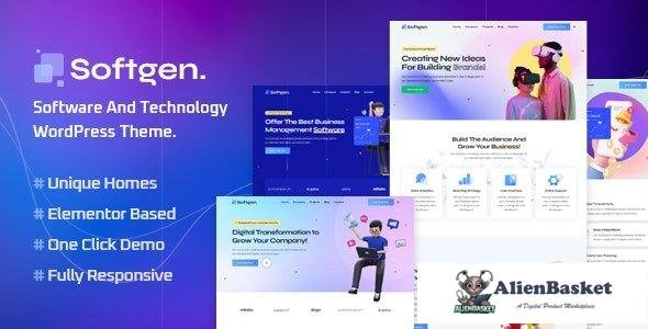 43920 Softgen v1.0.1 - Software & Technology WordPress Theme 