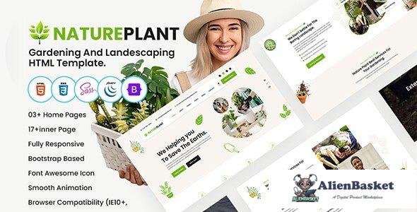 43950 NaturePlant - Gardening And Landscaping HTML Template 