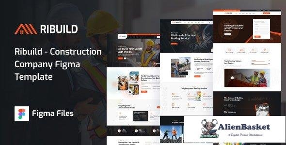 43959 Ribuild – Construction Company Figma Template 