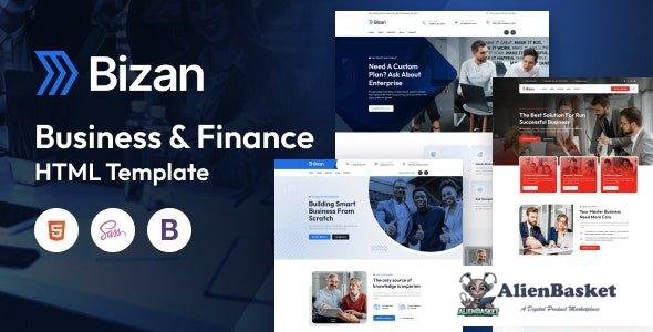 43962 Bizan - Business & Finance HTML5 Template 