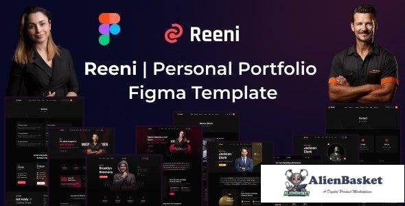 43995 Reeni - Personal Portfolio Figma Template 