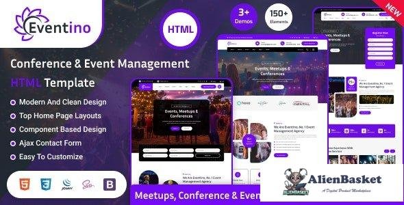 44158 Eventino - Event, Meetup & Conference HTML Template 