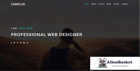 44172 CARPLUS - Simple Personal/Portfolio Template 