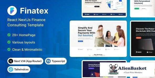 44219 Finatex - React NextJs Finance Consulting Template 