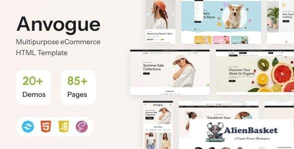 44228 Anvogue - Multipurpose eCommerce HTML Template 