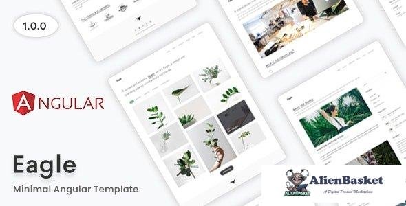 44265 Eagle - Minimal Portfolio Angular Template 