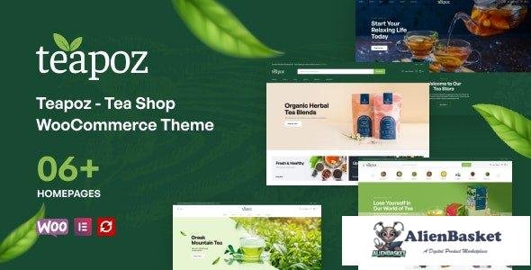 44316 Teapoz v1.1.3 - Tea Shop WooCommerce Theme 